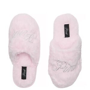 Victoria's Secret Pink Plush Slippers